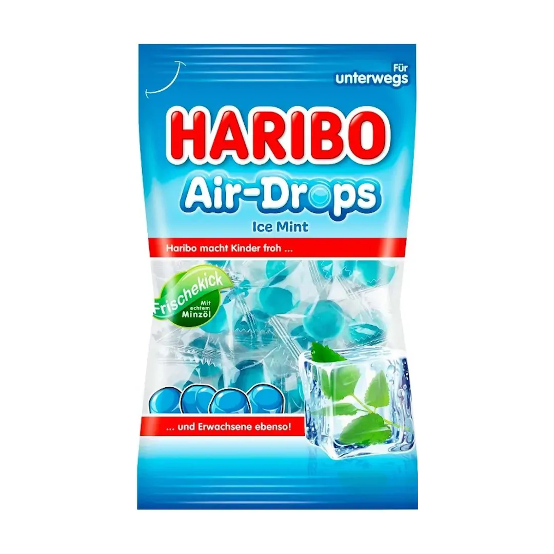 Haribo Air-Drops Ice Mint 100g